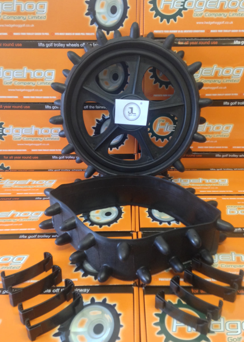 Hedgehog Trolley Wheel Covers 10" or 12" JL Golf
